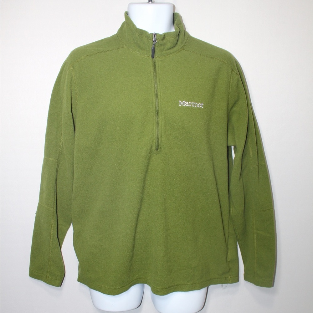 Marmot Polartec Green Fleece Size Large